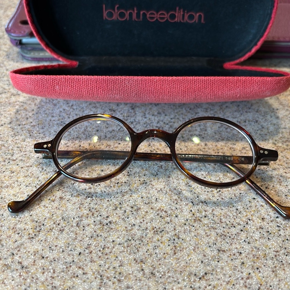 Tortoise rimmed glasses made in France - Picture 2 of 7